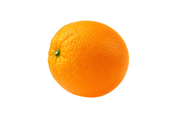 Perfect fruit orange isolated on white.