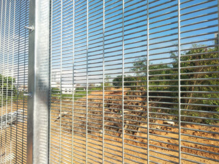 Anti-climb fencing made from galvanized iron install at the perimeter or boundary of property to...