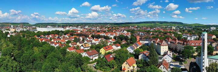 Fototapeta na wymiar Luftbild von Heilbronn