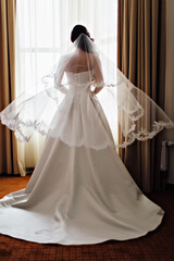 white wedding dress