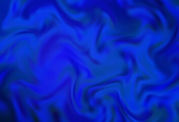 Dark BLUE vector blurred background. Creative illustration in halftone style with gradient. Background for designs.