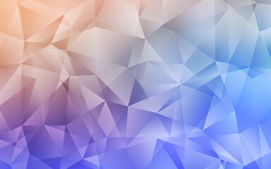 Obraz premium Light Blue, Yellow vector gradient triangles pattern. Colorful abstract illustration with triangles. Textured pattern for your backgrounds.