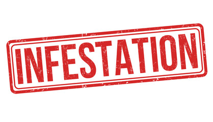 Infestation sign or stamp