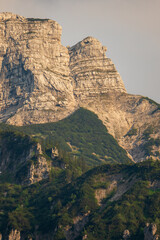 Fototapeta na wymiar Totes Gebirge vom Straneggbach im Almtal