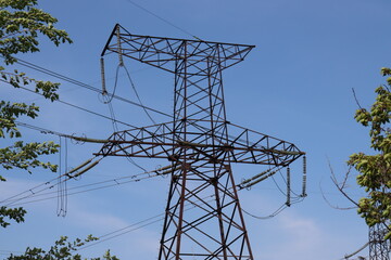 high voltage power lines