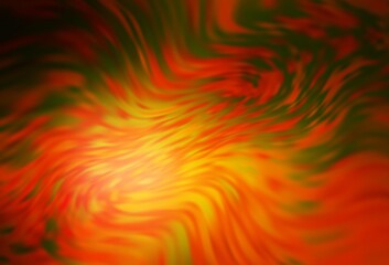 Dark Orange vector colorful abstract background. New colored illustration in blur style with gradient. Blurred design for your web site.