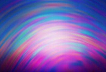 Light Pink, Blue vector background with wry lines. Modern gradient abstract illustration with bandy lines. New composition for your brand book.