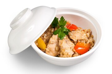 rice with chicken