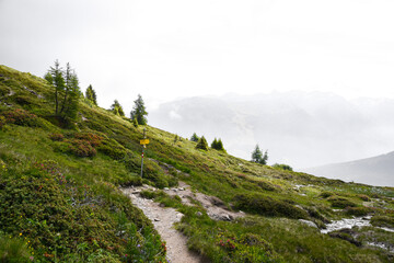 high mountain landscape