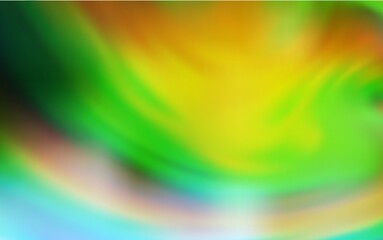 Light Green, Yellow vector blurred and colored pattern. Colorful illustration in abstract style with gradient. Elegant background for a brand book.