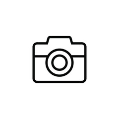 photo camera icon vector sign logo