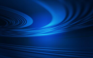 Dark BLUE vector pattern with wry lines. A circumflex abstract illustration with gradient. Colorful wave pattern for your design.