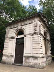 railway building euston london white rail road