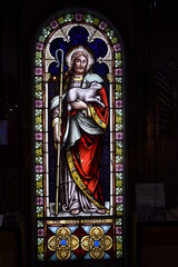 Obraz na płótnie Canvas Stained glass window jesus