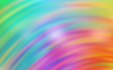 Light Multicolor vector background with curved lines. A sample with colorful lines, shapes. A completely new design for your business.