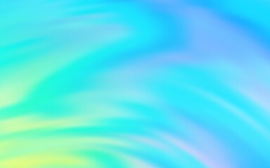 Light Blue, Green vector blurred shine abstract template. Modern abstract illustration with gradient. Elegant background for a brand book.