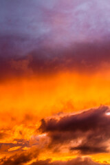 Fototapeta premium Angry Sky a Colorful Display of Light
