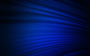 Dark BLUE vector layout with bent lines. Colorful abstract illustration with gradient lines. Template for cell phone screens.