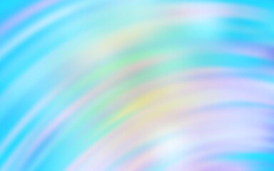 Fototapeta premium Light BLUE vector template with bent lines. A sample with colorful lines, shapes. The best colorful design for your business.
