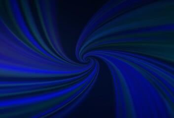 Dark BLUE vector background with wry lines. Glitter abstract illustration with wry lines. Pattern for your business design.