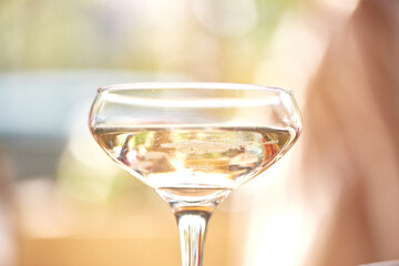 Champagne on Outdoor Patio