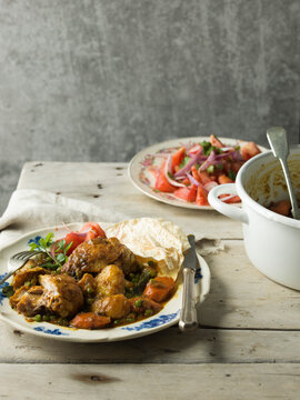 Chicken Curry with Sambal