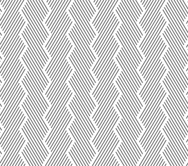 Lined hexagonal geometrical pattern seamless repeat background