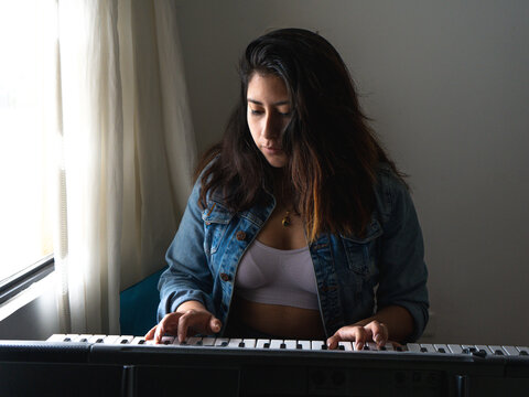 Girl Playing Piano