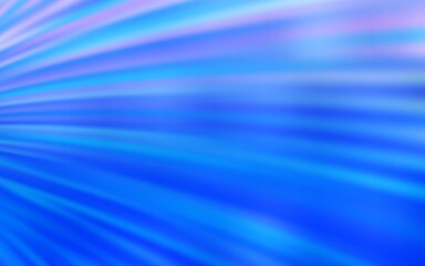 Light BLUE vector background with wry lines. Creative illustration in halftone style with gradient. Brand new design for your ads, poster, banner.