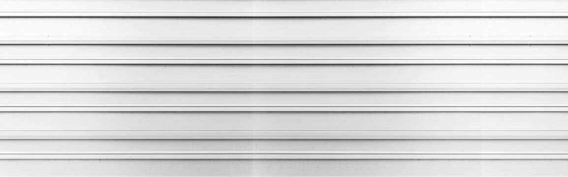 Panorama of Corrugated sheet metal texture and background seamless