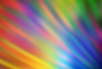 Light Multicolor vector template with repeated sticks. Shining colored illustration with sharp stripes. Best design for your ad, poster, banner.