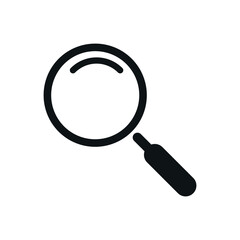 vector magnifying glass, search icon