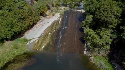 Rere Rockslide near Gisborne 3, Droneshot