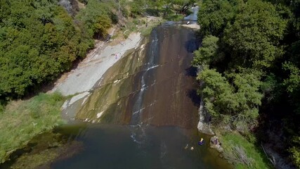 Rere Rockslide near Gisborne 2, Droneshot