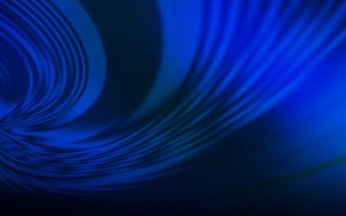 Dark BLUE vector layout with curved lines. A sample with colorful lines, shapes. Brand new design for your ads, poster, banner.