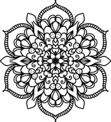 abstract floral ornament