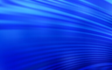 Light BLUE vector pattern with bent lines. Colorful abstract illustration with gradient lines. A completely new design for your business.