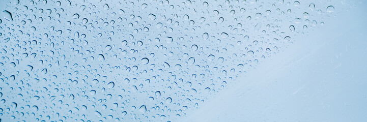 rain drops on glass, Abstract Background.