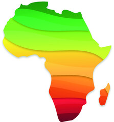Mama Africa map design