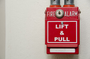 
Fire alarm system in the building