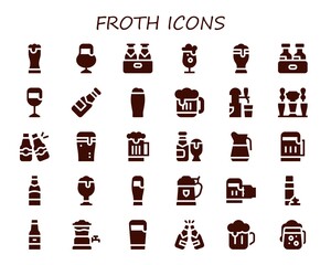 froth icon set