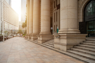 Obraz premium European style building column
