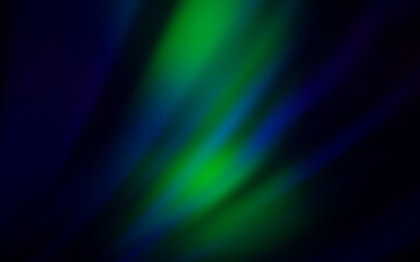 Obraz premium Dark Blue, Green vector blurred pattern. A completely new colored illustration in blur style. Smart design for your work.