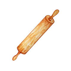 brown wooden rolling pin