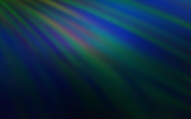 Fototapeta premium Dark BLUE vector pattern with sharp lines. Glitter abstract illustration with colorful sticks. Best design for your ad, poster, banner.