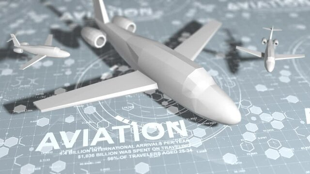 Aviation industry commercial airplane airlines logistics tourism and travel
