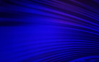 Obraz premium Dark BLUE vector backdrop with wry lines. Brand new colorful illustration in simple style. Elegant pattern for a brand book.