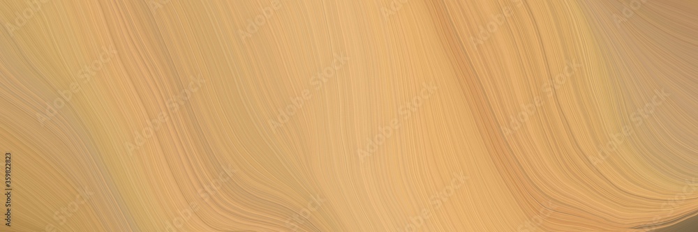 Poster soft background graphic with smooth swirl waves background design with dark salmon, peru and pastel 