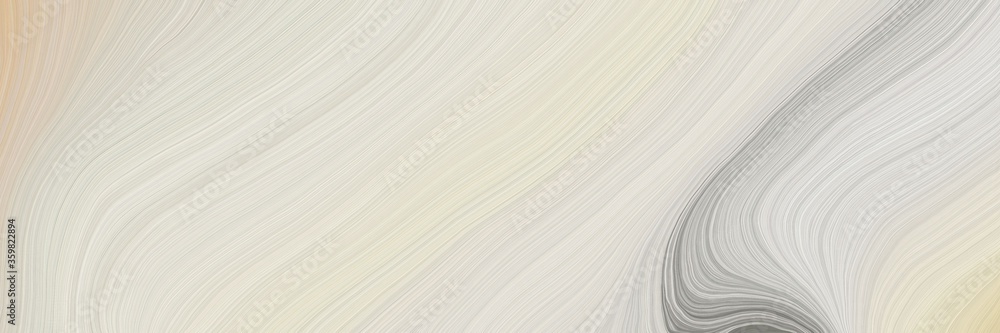 Poster soft abstract artistic waves graphic with smooth swirl waves background illustration with light gray
