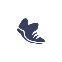 Sport shoe silhouette style icon vector design